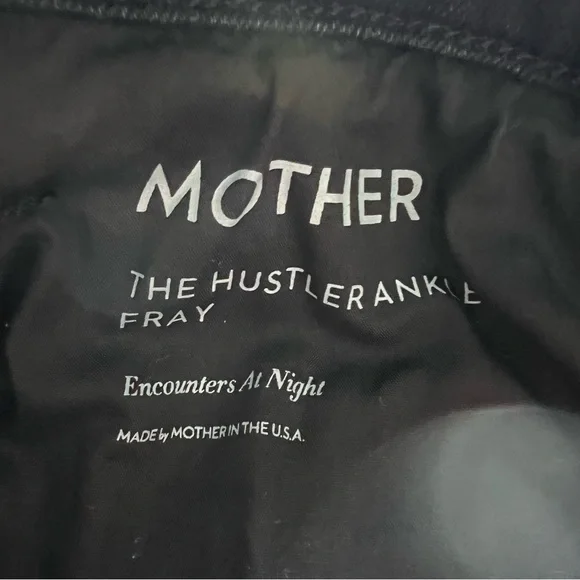 Mother The Hustler Ankle Fray Jean in Encounters at Night Size 28 - Picture 12 of 16